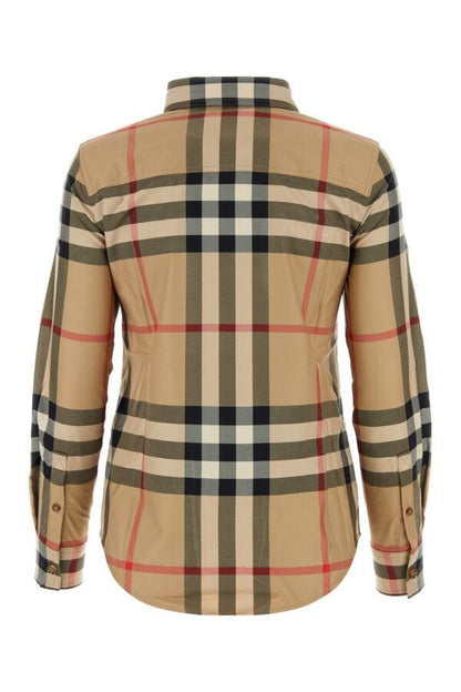 Burberry Woman Embroidered Poplin Shirt