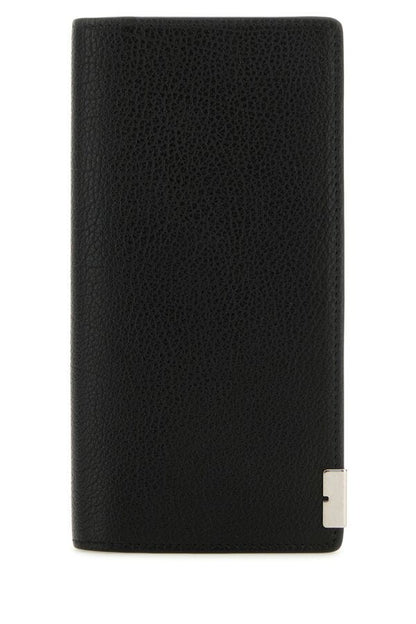 Burberry Man Black Leather B Cut Wallet