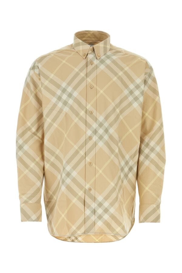 Burberry Man Printed Twill Shirt