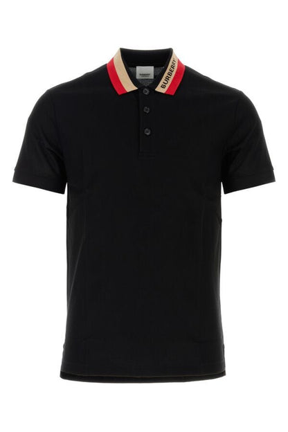 Burberry Man Black Piquet Polo Shirt