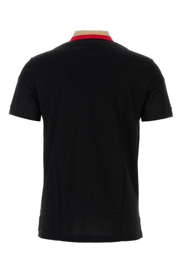 Burberry Man Black Piquet Polo Shirt