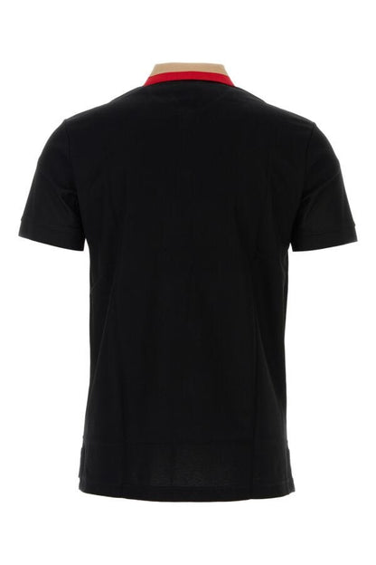 Burberry Man Black Piquet Polo Shirt