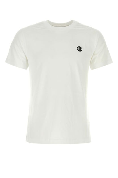 Burberry Man White Cotton T-Shirt
