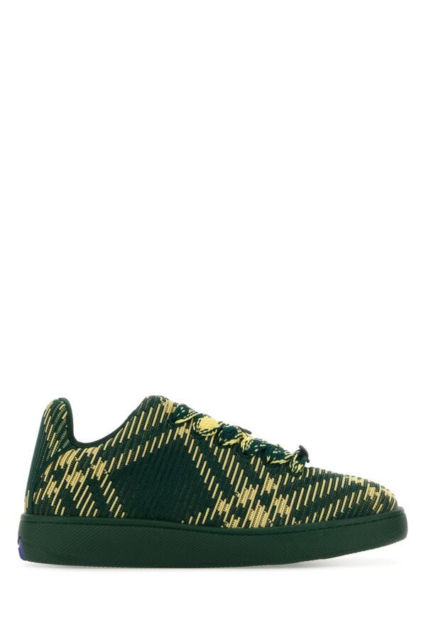 Burberry Man Embroidered Fabric Box Sneakers