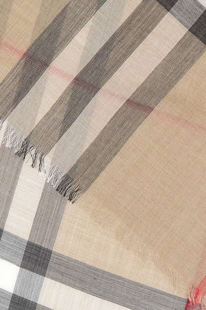 Burberry Unisex Embroidered Wool Blend Foulard