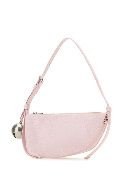 Burberry Woman Pink Leather Knight Small Shoulder Bag
