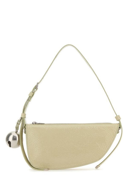 Burberry Woman Pastel Pink Leather Knight Small Shoulder Bag