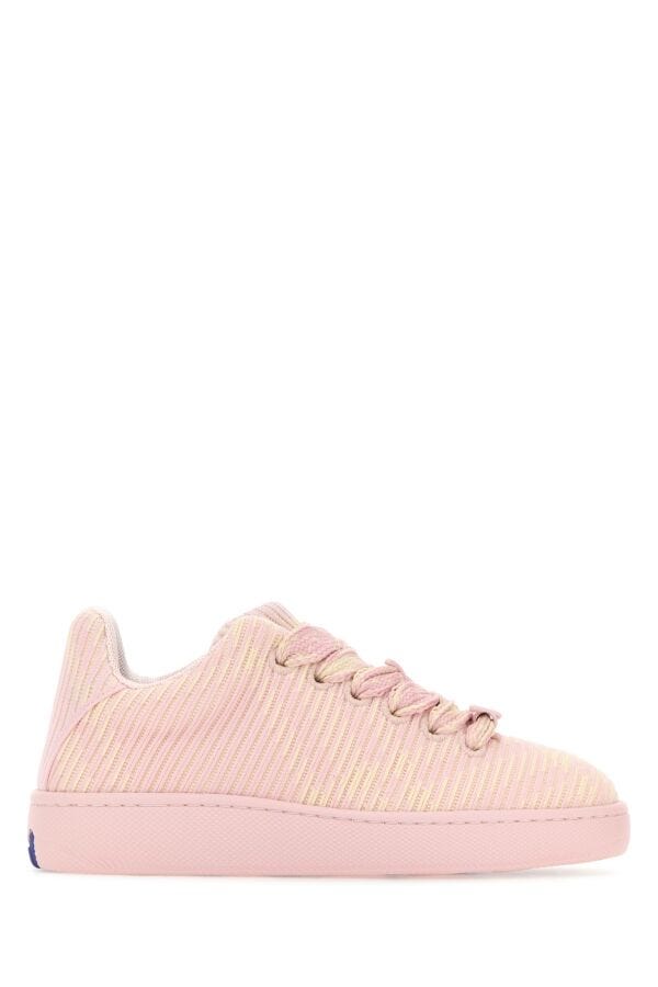Burberry Woman Embroidered Fabric Box Sneakers