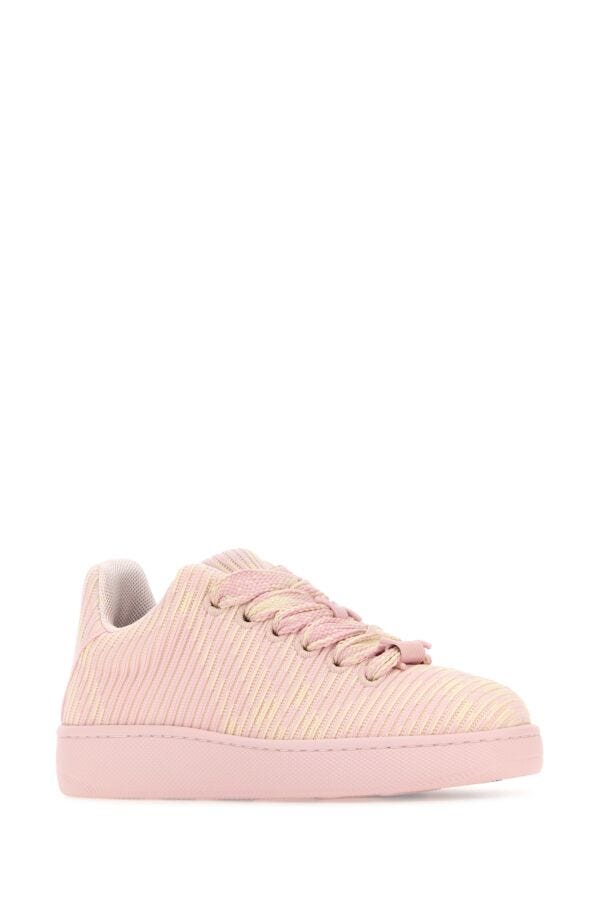 Burberry Woman Embroidered Fabric Box Sneakers
