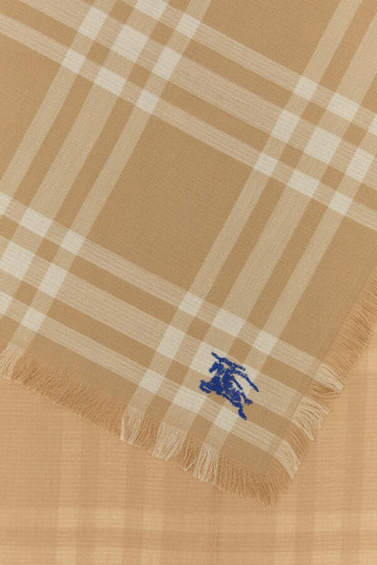 Burberry Woman Embroidered Wool Blend Scarf