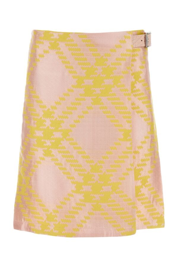 Burberry Woman Embroidered Cotton Blend Skirt