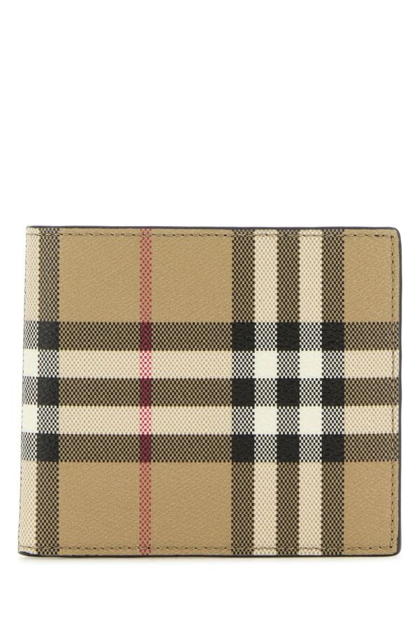 Burberry Man Printed Canvas Wallet