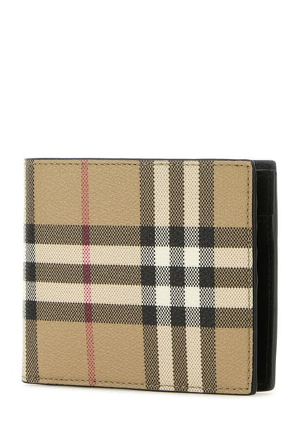 Burberry Man Printed Canvas Wallet