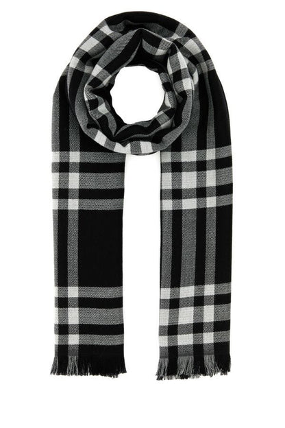 Burberry Woman Embroidered Wool Blend Scarf