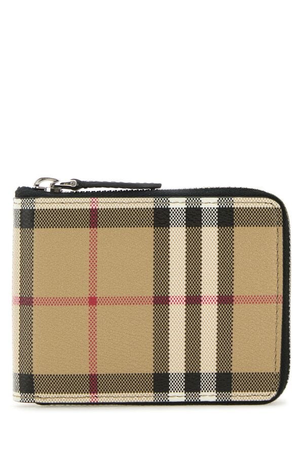 Burberry Man Printed Canvas Wallet