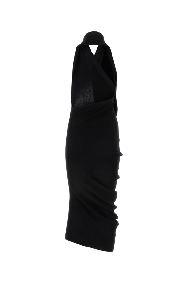 Fendi Woman Black Cotton Blend Dress