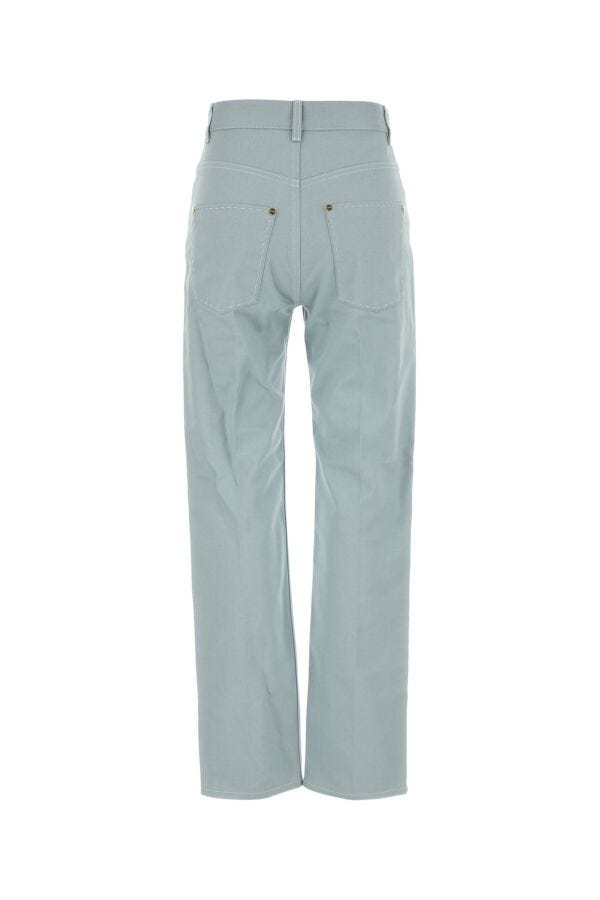 Fendi Woman Powder Blue Denim Jeans