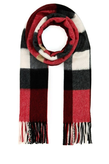 Burberry Unisex Embroidered Cashmere Scarf