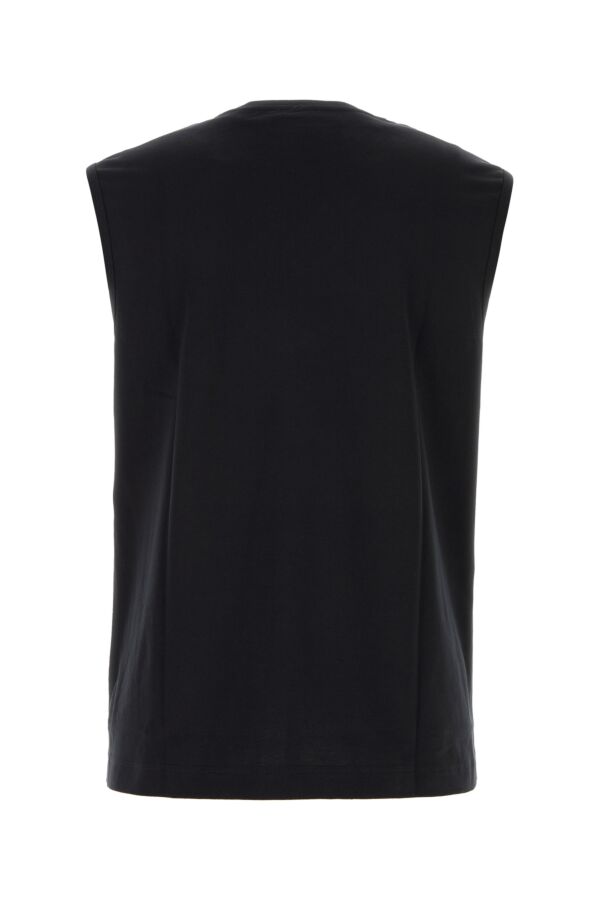 Burberry Man Black Stretch Cotton Tank Top
