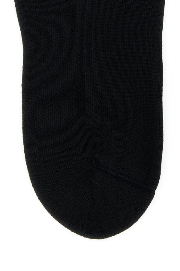 Burberry Unisex Black Stretch Cotton Blend Socks