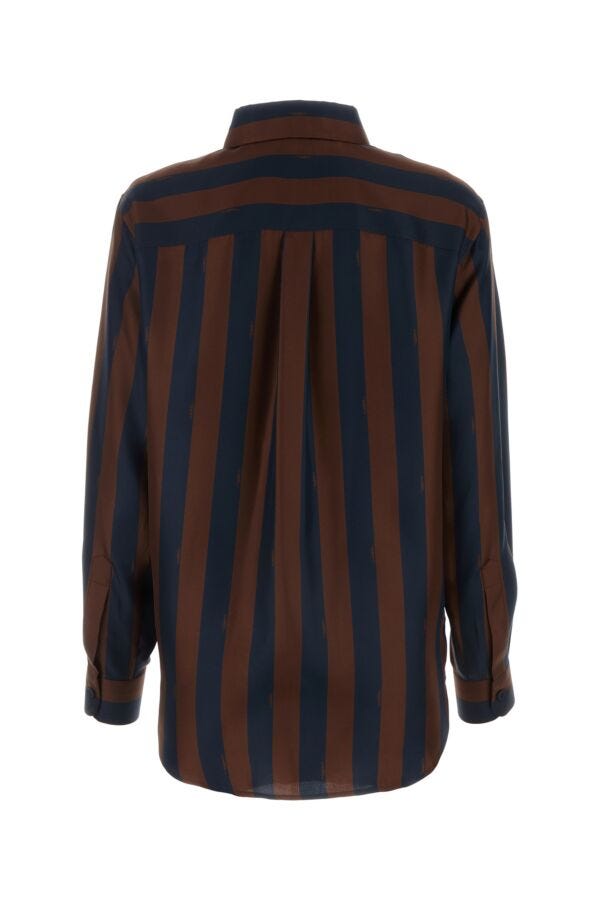 Fendi Woman Printed Silk Shirt