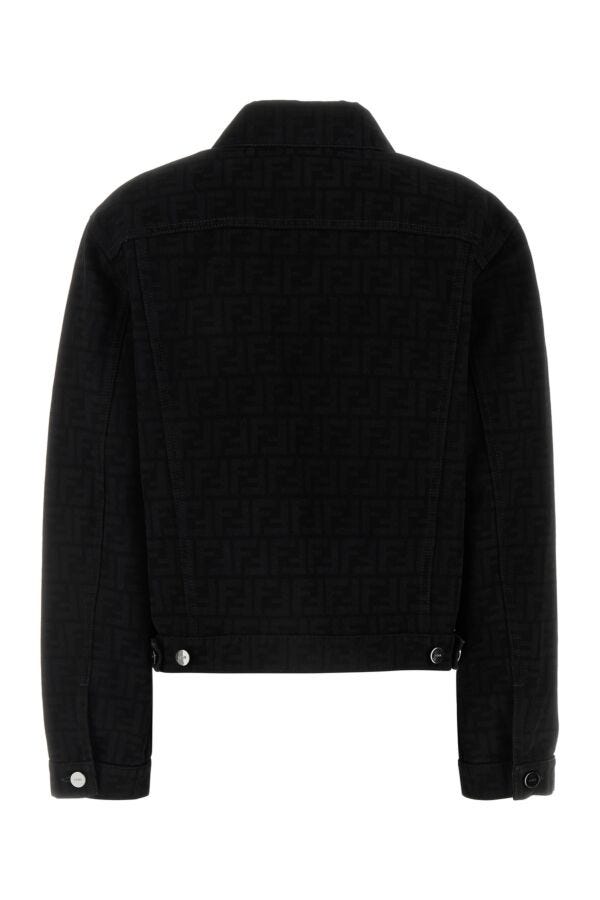 Fendi Woman Black Denim Jacket
