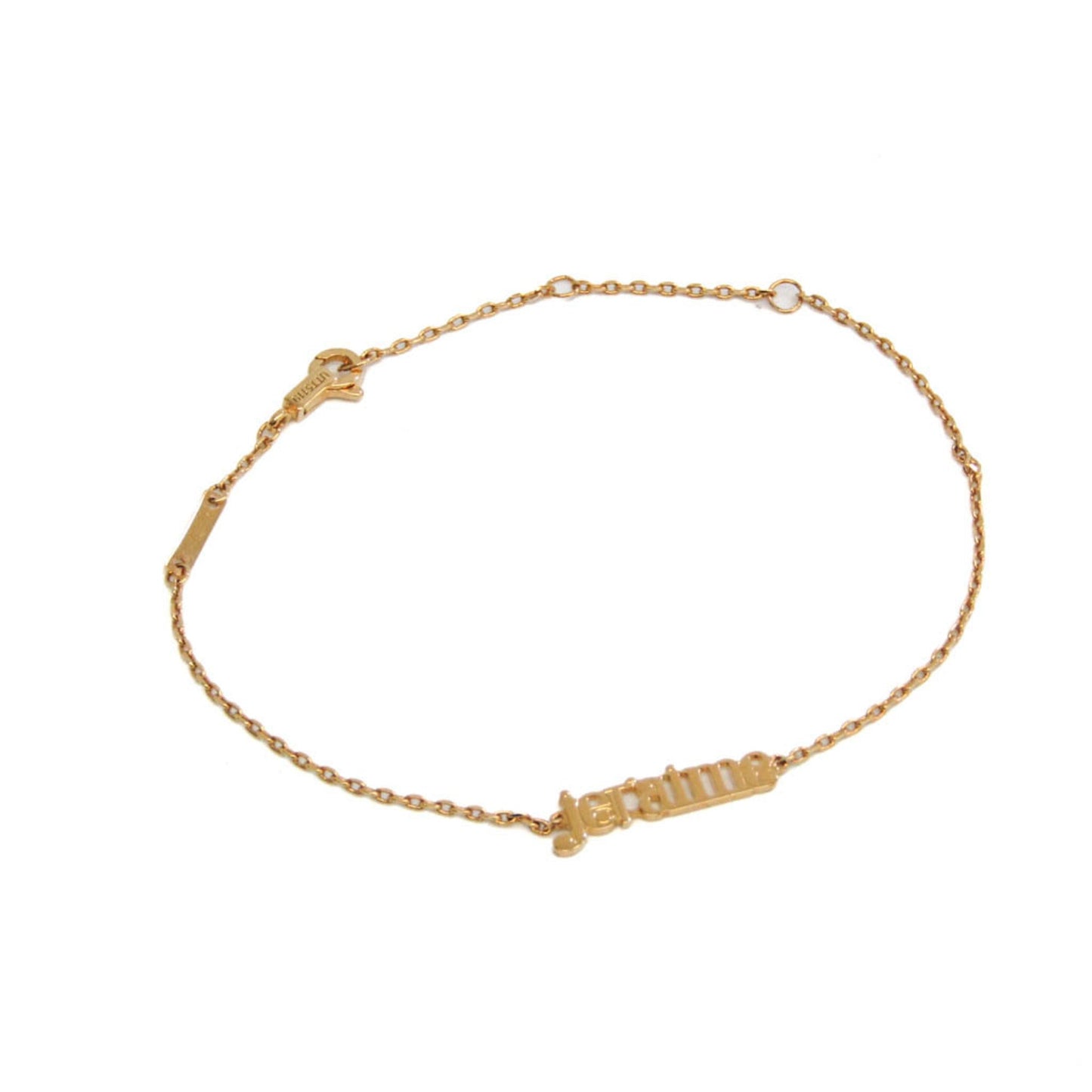 Celine 46U766BRA Metal Charm Bracelet Gold