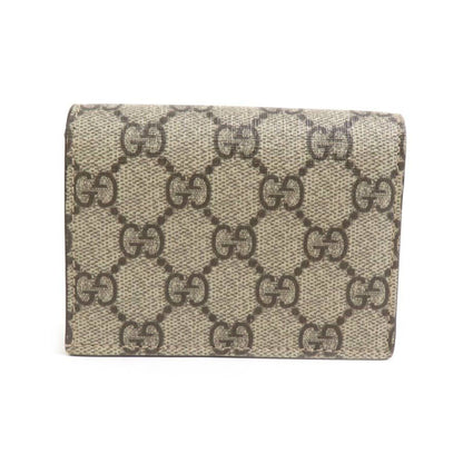 Gucci Beige Brown Gg Supreme Wallet (Bi-Fold)
