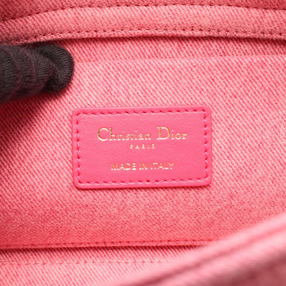 Christian Dior Pink Denim Handbag ()