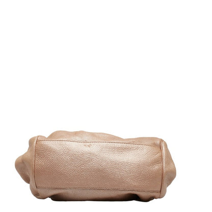 GUCCI Sookie Handbag Shoulder Bag 223974 Champagne Pink Leather Women's
