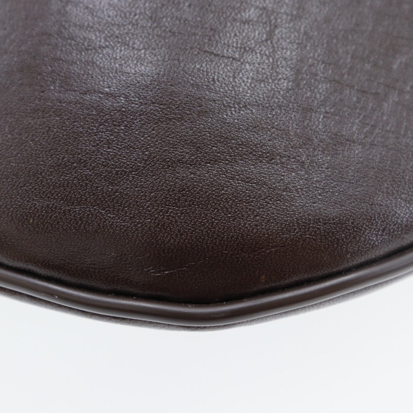 Celine C Macadam Tote Bag Canvas Made in France Brown Shoulder Handbag A4 Open Ladies