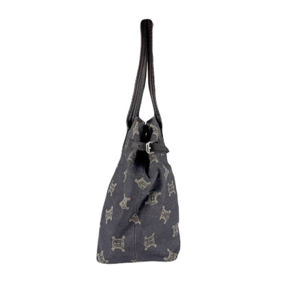 Christian Dior Silver Leather Handbag Shoulder Bag ()