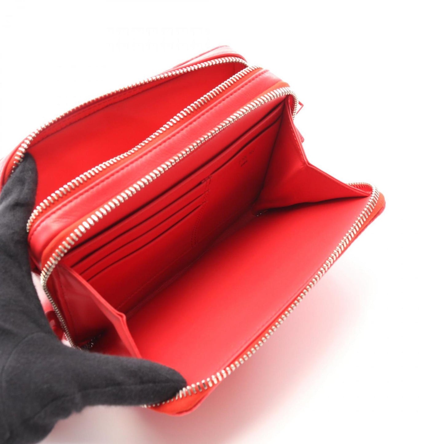 Christian Dior Red Color Nylon Leather Shoulder Bag ()
