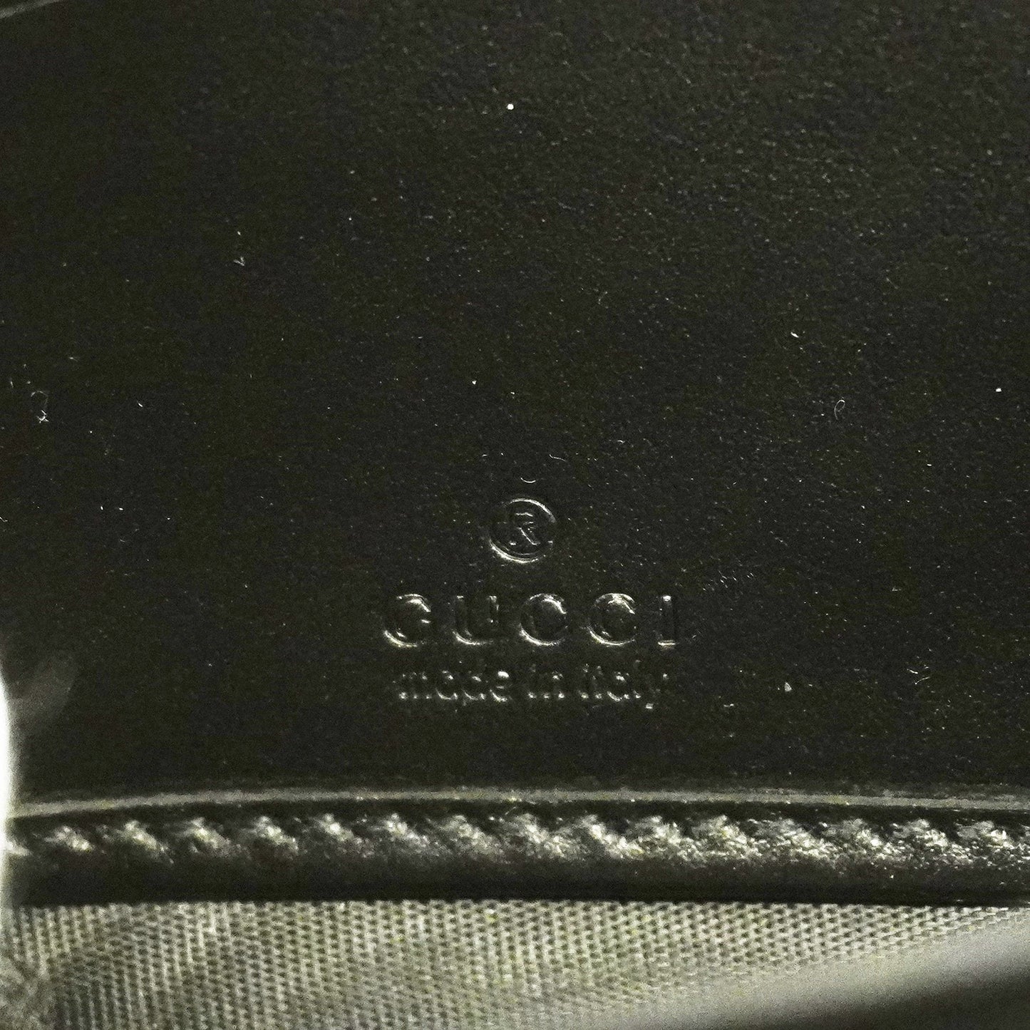 Gucci Bi-fold Long Wallet GG Embossed 625558 Leather Black