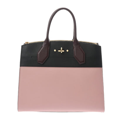 LOUIS VUITTON City Steamer MM Magnolia Noir Bordeaux M53019 Women's Leather Bag