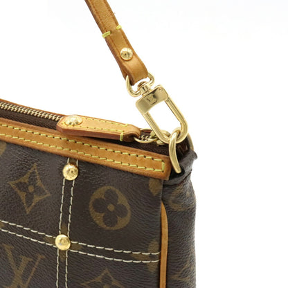 LOUIS VUITTON Monogram Rivet Pochette Accessoire Stitch M40141