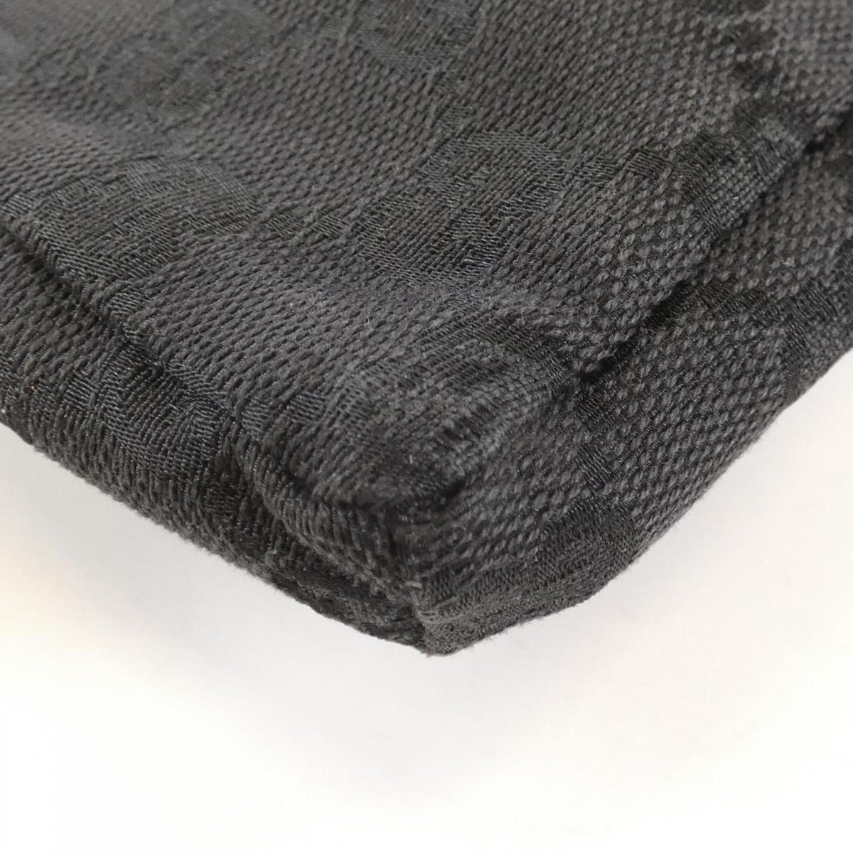 Gucci Black Gg Canvas Fanny Pack