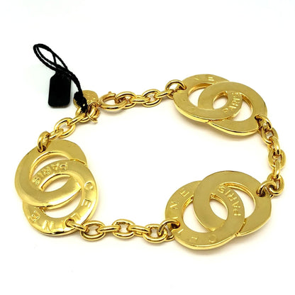 Celine Bracelet Circle Logo Gold Women's Accessories