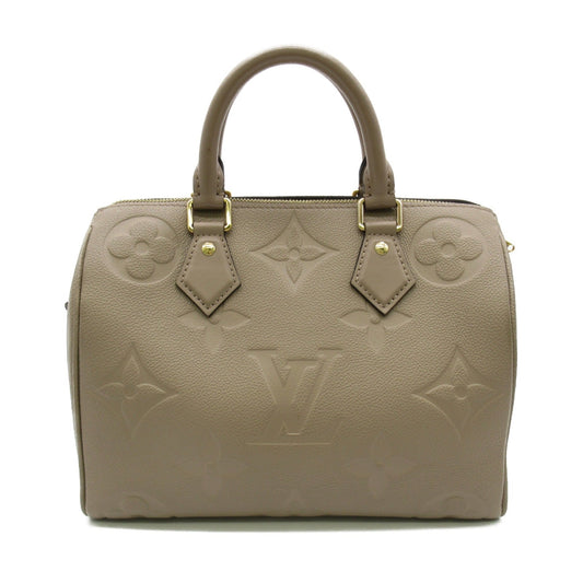 LOUIS VUITTON Speedy Bandriere 25 Beige Tour rail Monogram empreinte leather M59273