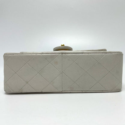 Chanel CC Mark Bag ChainShoulder Crossbody Shoulder Bag White GoldHardware