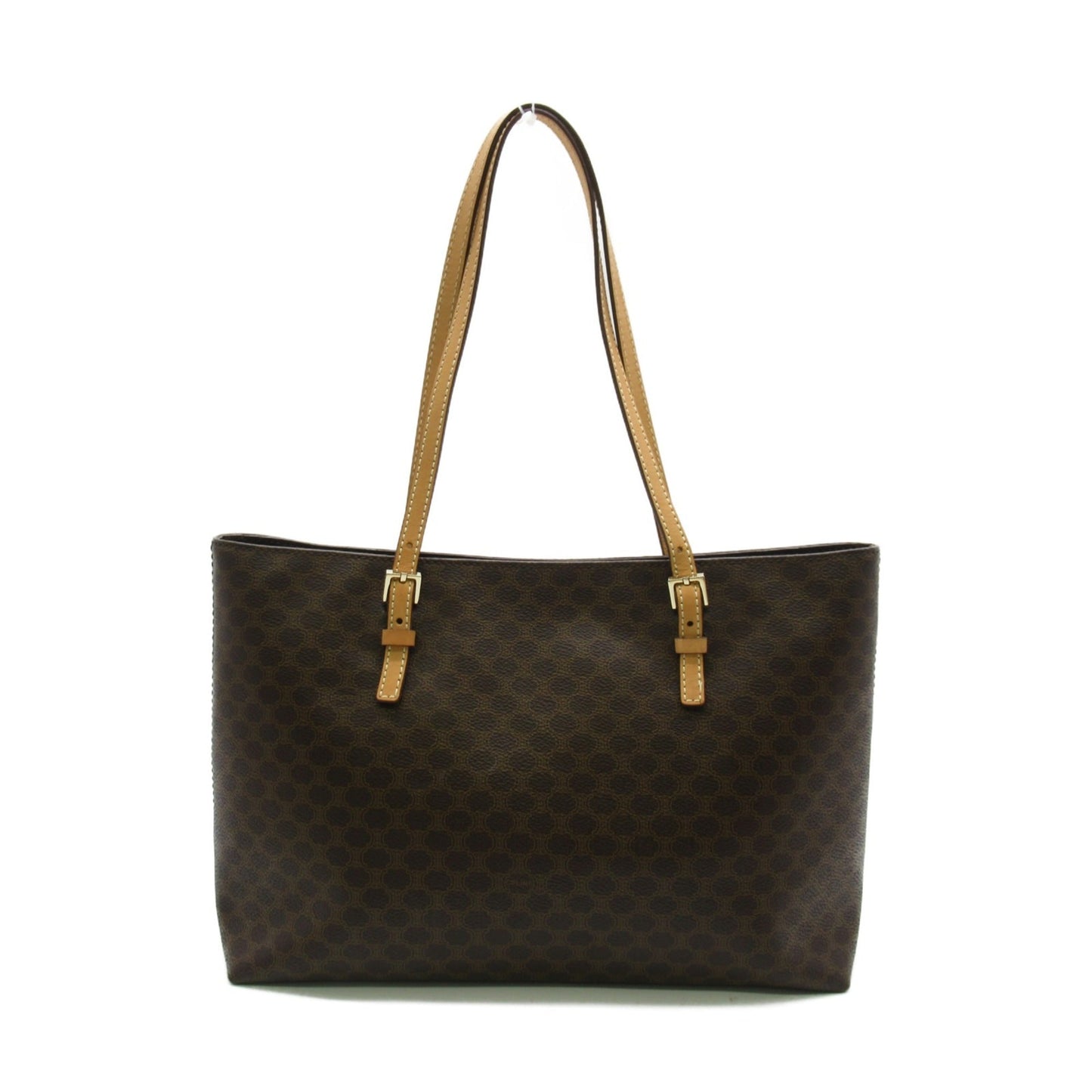 Celine Tote Bag Brown PVC coated canvas