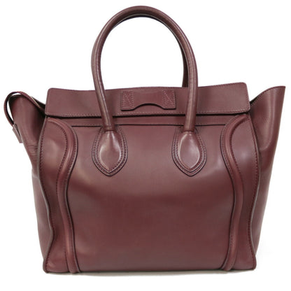 Celine Handbag Luggage Mini Shopper Purple Ladies
