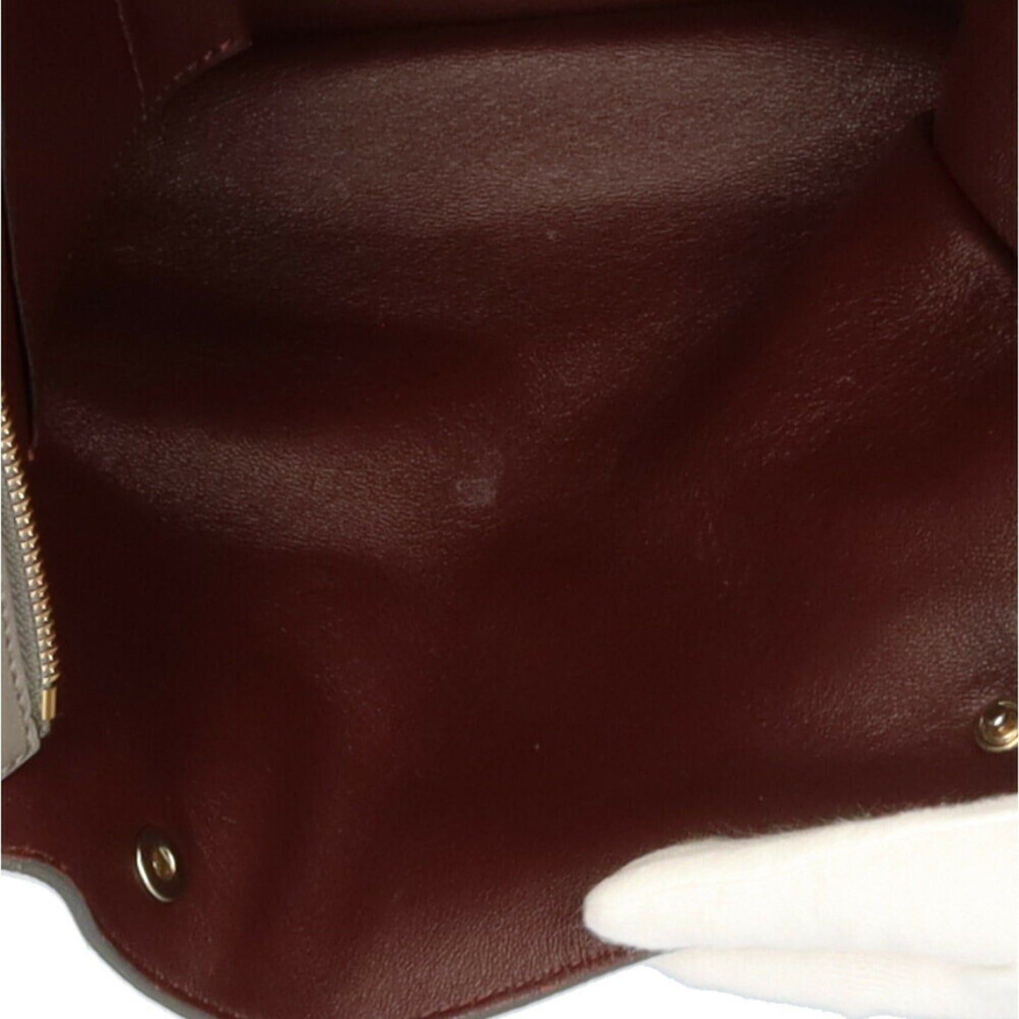 Celine trapeze shoulder bag leather gray ladies