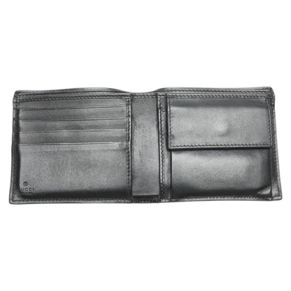 Gucci Black Leather Wallet (Bi-Fold)