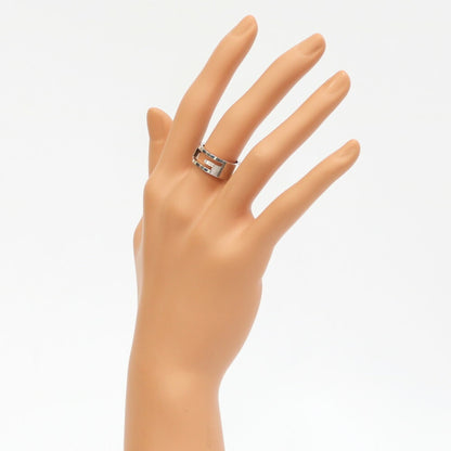 Gucci SV925 Ring G Mark Branded No. 11 # 12 Silver Ladies 925
