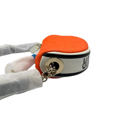 Christian Dior Orange Leather Shoulder Bag ()