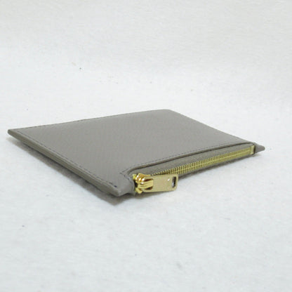 Celine Card Case Gray Gurege leather