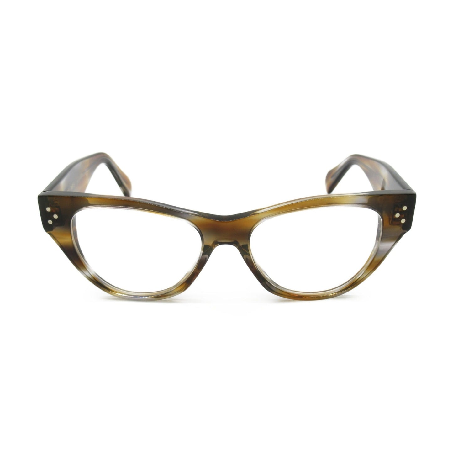 Celine Date Glasses Glasses Frame Brown Plastic 50040I 055[50]