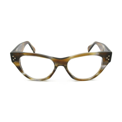 Celine Date Glasses Glasses Frame Brown Plastic 50040I 055[50]