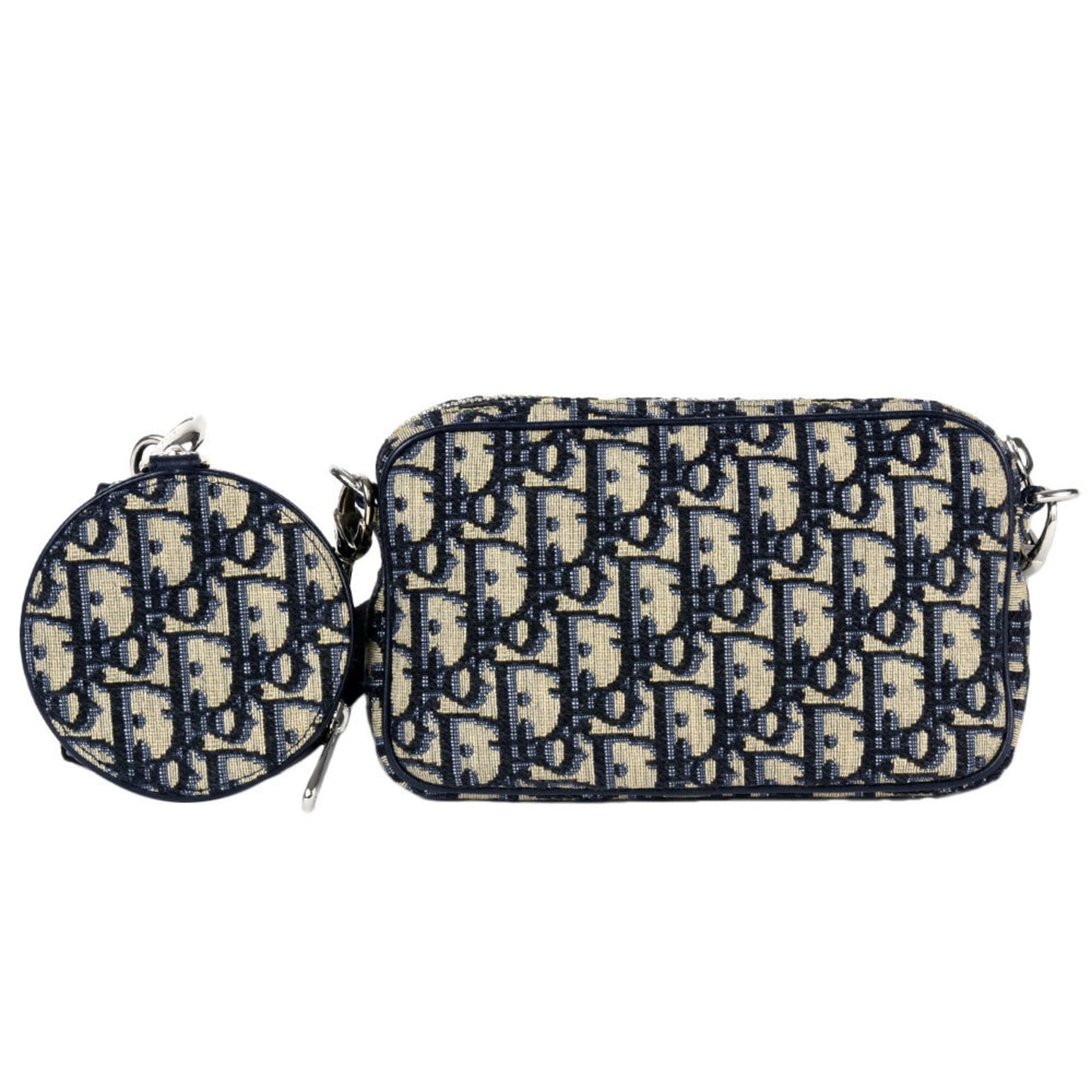 Christian Dior Navy Canvas Sling Bag ()